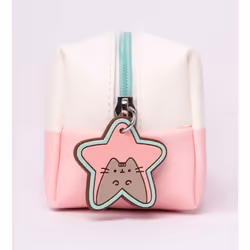 Grupo Erik Girls' Pusheen Make  Cosmetic Pouch White/Pink  9 x 20 x 8