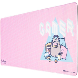 Official Pusheen Rose Collection XXL Mouse Mat - Desk Pad - 31.5" x 13.78" Non-Slip Rubber Base Mouse Pad, Gaming Mouse Pad, Keyboard Mouse Mat