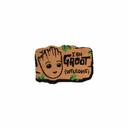 Marvel Groot Shaped Door Mat | 16.9 x 23.6 inches - 43 x 60 cm | Coconut Coir | Eco Friendly 100% | Indoor Door Mat & Outdoor ...