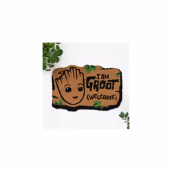 Marvel Groot Shaped Door Mat | 16.9 x 23.6 inches - 43 x 60 cm | Coconut Coir | Eco Friendly 100% | Indoor Door Mat & Outdoor Door Mat | Groot Gifts | - Additional view 4