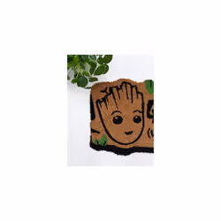 Marvel Groot Shaped Door Mat | 16.9 x 23.6 inches - 43 x 60 cm | Coconut Coir | Eco Friendly 100% | Indoor Door Mat & Outdoor Door Mat | Groot Gifts | - Additional view 5