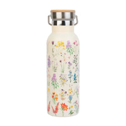 Botanical Wild Flowers Metal Hot&Cold Bottle 500ml / 17oz - Water Bottle Metal - Hot and Cold Water Bottle - Cute Water Bottle - Flower Gifts - Modern