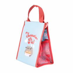 Grupo Erik Pusheen Lunch Box | 8 x 9 x 5 inches | Lunch Box Kids | Kawaii Lunch Box | Pusheen Gifts | Pusheen Bag | Kids Lunch Box | School Lunch Box