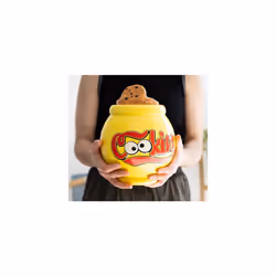 Sesame Street Cookie Jar With Lid | Biscuit Tin | 20.5 x 21.1 x 26 cm | Sweet Jar | Kitchen Decor | Airtight Food Storage Container | Cookie Monster