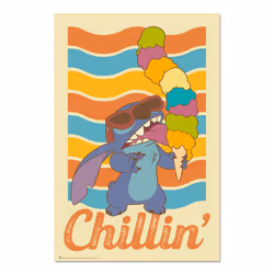Disney Stitch Chillin Poster - 35.8 x 24.2 inches / 91 x 61.5 cm - Shipped Rolled Up - Cool Posters - Art Poster - Posters & ...