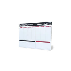 Weekly Planner A3 | Family Calendar | 54 Tear Off Pages | Desk Calendar | Organiser Planner | To Do List | Desk Planner | Desktop Notepad