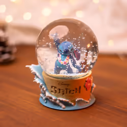Disney Stitch Snow Globe | Disney Snow Globes For Adults, Snow Globes For Children | Stitch Merchandise, Lilo And Stitch Gifts, Disney Gifts - Additional view 4