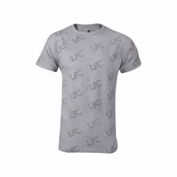 Liverpool T-Shirt Grey Multi Logo - M