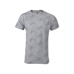 Liverpool T-Shirt Grey Multi Logo - M