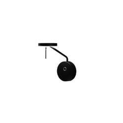 Grok Invisible - LED Wall Reading Light Matt Blac Touch dimmer 765lm 3000K
