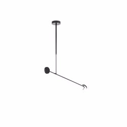 Grok Invisible - LED Ceiling Pendant Matt Black Phase Cut Dimming 765lm 2700K