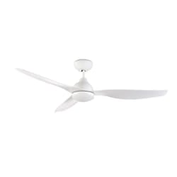 LEDS C4 Nepal 3 Blade 132cm Ceiling Fan with LED Light Bright White