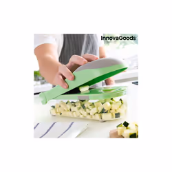 7 in 1 vegetable cutter, grater and mandolin with recipes and accessories Choppie Expert InnovaGoods