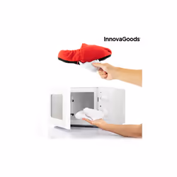 Microwavable Heated Slippers InnovaGoods Red - Additional view 4