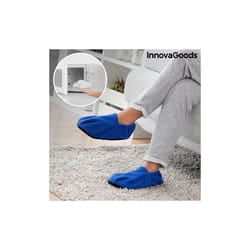Microwavable Heated Slippers InnovaGoods Blue