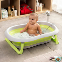 InnovaGoods Fovibath baby bath Thermoplastic elastomer (TPE) Green, Grey 38 L