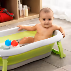 InnovaGoods Fovibath baby bath Thermoplastic elastomer (TPE) Green, Grey 38 L - Additional view 5