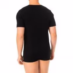 Camiseta Manga Corta Y Cuello En Pico Para Hombre A0dgo - white, XXL