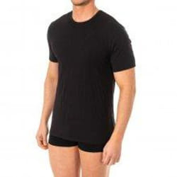 Camiseta Manga Corta Y Cuello Redondo Para Hombre A0dgp - black, XXL