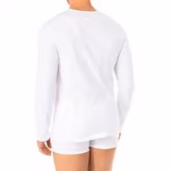 Camiseta X-temp Manga Larga Para Hombre A0dgq - white, M