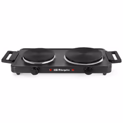 Orbegozo PE2855 hob Black Countertop Sealed plate 2 zone(s)