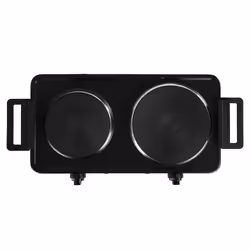 Orbegozo PE2855 hob Black Countertop Sealed plate 2 zone(s)