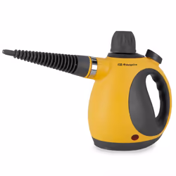 Orbegozo LV3580, Portable steam cleaner, 350 L, Yellow, Buttons, 3 m, 1050 W