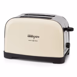 Orbegozo TOV 5210, 2 slice(s), Beige, Stainless steel, Buttons, Rotary, 850 W, 220-240 V