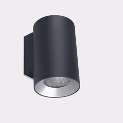 LEDS C4 Cosmos Wall Fixture ÃÃ168 One Emission Outdoor LED Down Light Large Urban Grey IP55 IK07 4000K