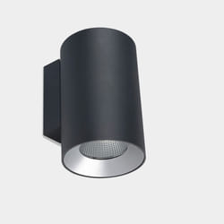LEDS C4 Cosmos Wall Fixture ÃÃ168 One Emission Outdoor LED Down Light Large Urban Grey IP55 IK07 4000K