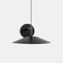LEDS C4 H LED Dome Hanging Pendants Black IP20 14.9W 2700K
