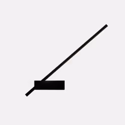 GROK TUBS Integrated LED Wall Lamp 11.5W 428lm 3000K Metallic Black