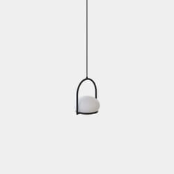 LEDS C4 Coco Single Globe Pendant Black, White E14