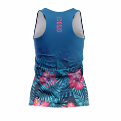 OTSO Women's Tank Top - Tropical Dark - XS