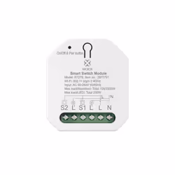 WOOX R7279, Smart switch, Wired, Polycarbonate (PC), Matt, White, IP20