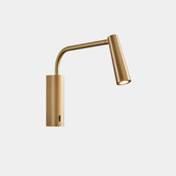 LEDS C4 Gamma Extend LED Reading Light Adjustable Arm Matt Gold IP20 2.1W 2700K