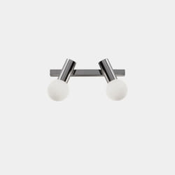 LEDS C4 Mist Double Bathroom Twin Wall Light Chrome E14
