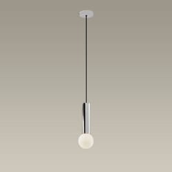 LEDS C4 Mist Bathroom Ceiling Simple Pendant Light Chrome E14