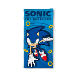 Sonic The Hedgehog microfibre beach towel