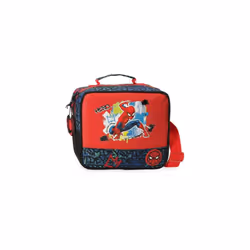 Joumma Marvel Spiderman Urban Adaptable Toiletry Bag with Shoulder Bag Red 23x20x9cm Polyester L, red, Adaptable Toiletry Bag ...