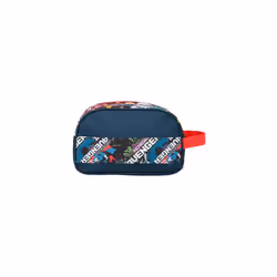 Joumma Marvel Avengers Legendary School Pencil Case, Toiletry Bag, Ideal Size to Carry in Your Backpack., Blue, Toiletry Bag