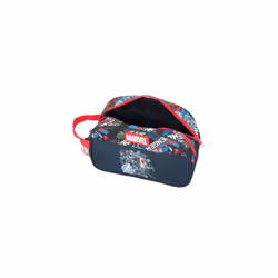 Joumma Marvel Avengers Legendary School Pencil Case, Toiletry Bag, Ideal Size to Carry in Your Backpack., Blue, Toiletry Bag