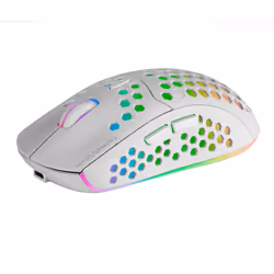 Mars Gaming MMW3W, Wireless Gaming Mouse, RGB Flow, Ultralight 79g, 3200DPI, White - Additional view 4