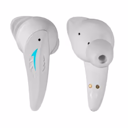 Mars Gaming MHI-ULTRA White Wireless Headset TWS RGB Flow Bluetooth 5.3 Triple Noise Cancellation 24H Battery