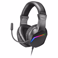 Mars Gaming MH122 Black, FRGB Over Ear Gaming Headset with Microphone, HiFi Sound, Sound Cancellation, Ultra Lightweight, PS4 ...