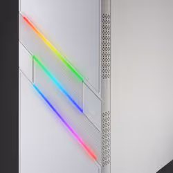 Mars Gaming MC-U3 White PC Gaming ATX XL Case Front Triple ARGB 12cm ARGB Fan Tempered Glass Window - Additional view 5
