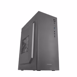 Tacens 2ALUXM Micro-ATX Mini-Tower PC Case 12cm Fan Ultra-light Steel Black, Mini Tower, PC, Black, micro ATX, Mini-ITX, Stee ...