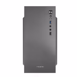 Tacens 2ALUXM Micro-ATX Mini-Tower PC Case 12cm Fan Ultra-light Steel Black