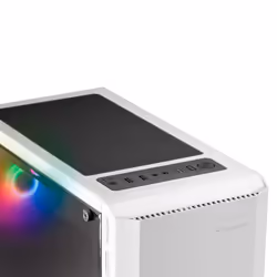 Mars Gaming MC-X2 White PC Gaming ATX Case FRGB Steel Front 2 Fans 12cm FRGB Full Side Window - Additional view 4