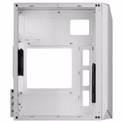 Mars Gaming MC-S1 White Compact Micro-ATX Gaming PC Case ARGB Lighting 12 Modes FRGB Fan Full Side Window - Additional view 5
